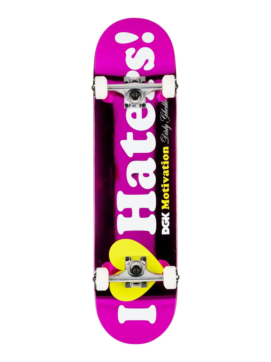 DGK Haters Purple Foil Complete Skateboard 8.0 x 31.875 - image 1
