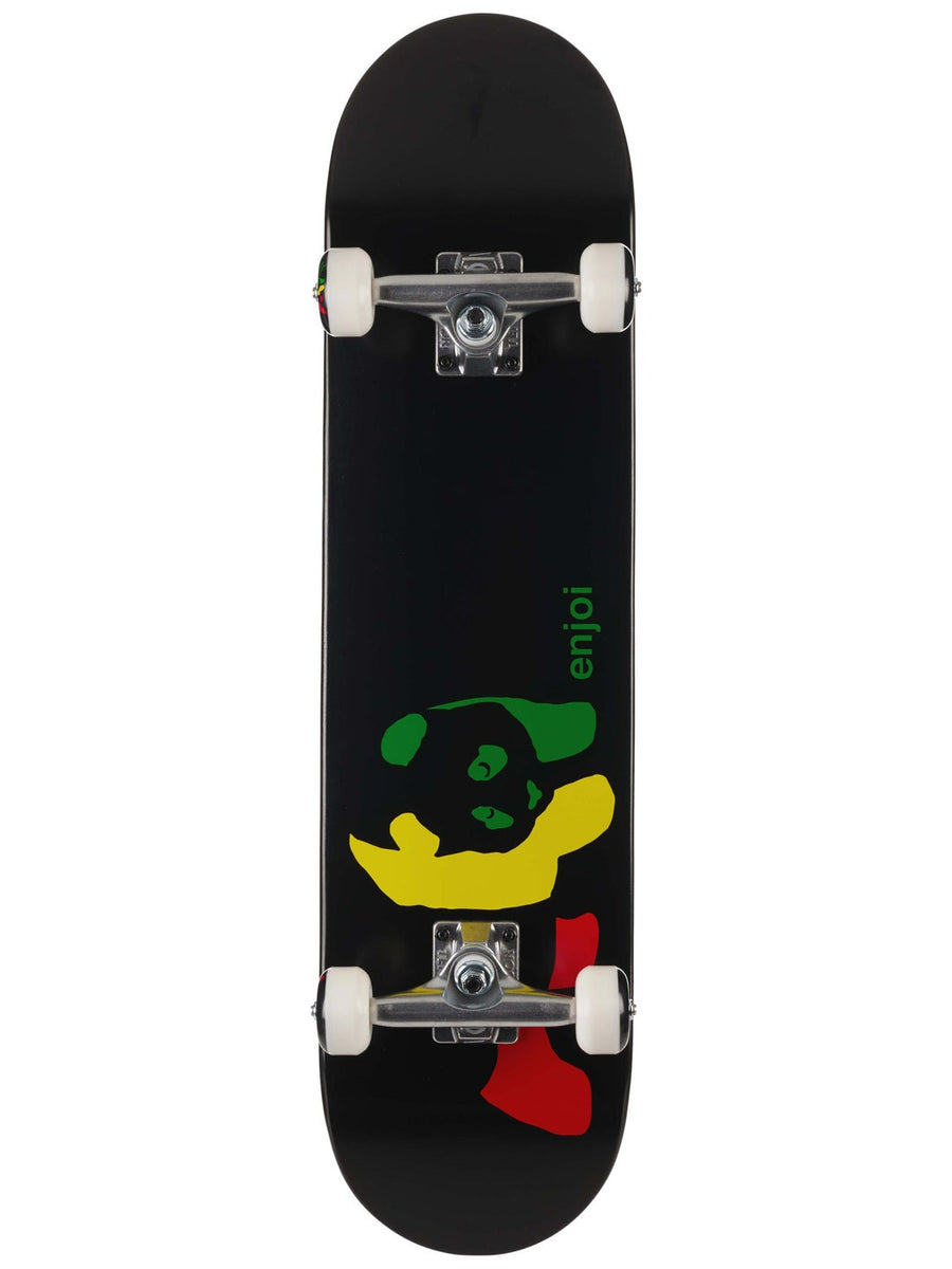 Enjoi Rasta Panda Complete Skateboard 7.75 x 31.25 - image 1