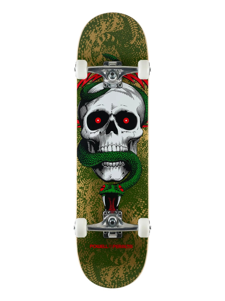 Powell Peralta Skull & Snake Olive Complete Skateboard 8.25x31.95 - image 1