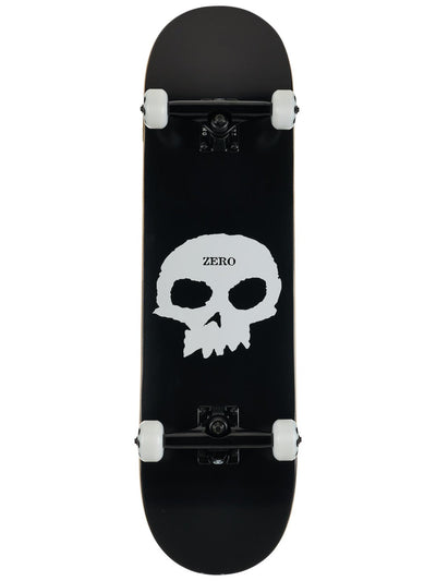 Zero Single Skull Black/White Complete Skateboard 8.25 x 32 - image 1