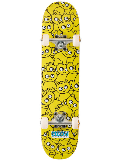 Meow Sticker Pile CMYK Soft Top Complete Skateboard 6.75 x 29 - image 1