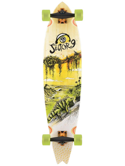 Sector 9 Offshore Temple Complete Skateboard 9.375 x 39.5 - image 1