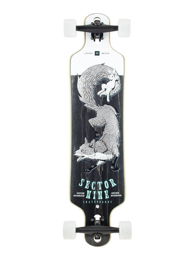 Sector 9 Bintang Silver Fox Complete Skateboard 9.25 x 38 - image 1