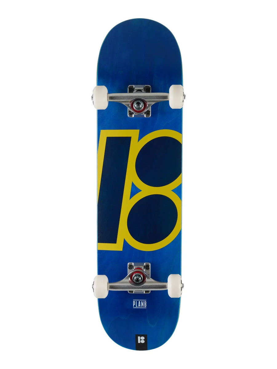 Plan B Team Classic Stained Complete Skateboard 8.0 x 31.85 - image 1