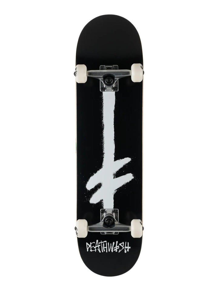 Deathwish Gang Spray Black/White Complete Skateboard 7.75 x 31.25 - image 1