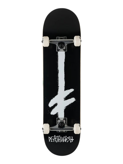 Deathwish Gang Spray Black/White Complete Skateboard 7.75 x 31.25 - image 1