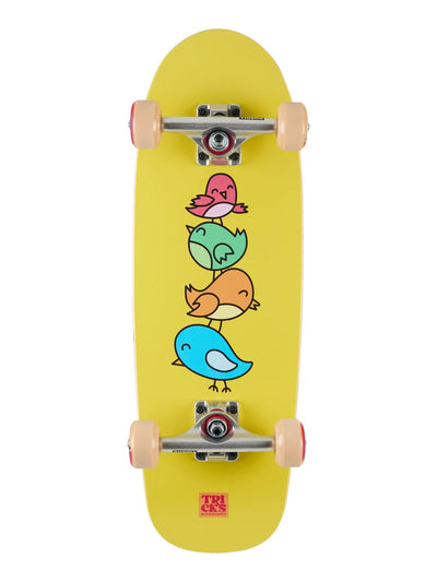 Tricks Birds Mini Soft Top Complete Skateboard 8.25 x 25.79 - image 1