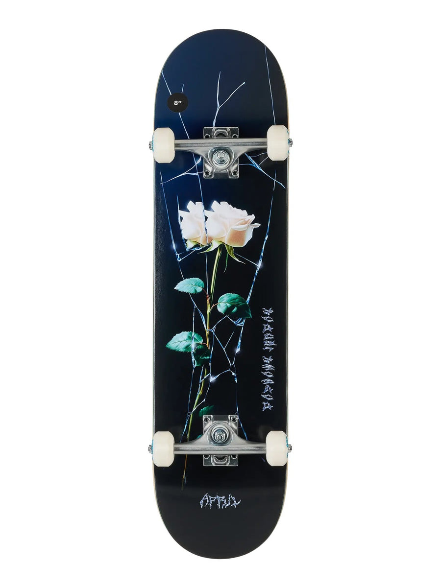 April Dashawn Jordan Cracked Rose Complete Skateboard 8 x 31.91 - image 1