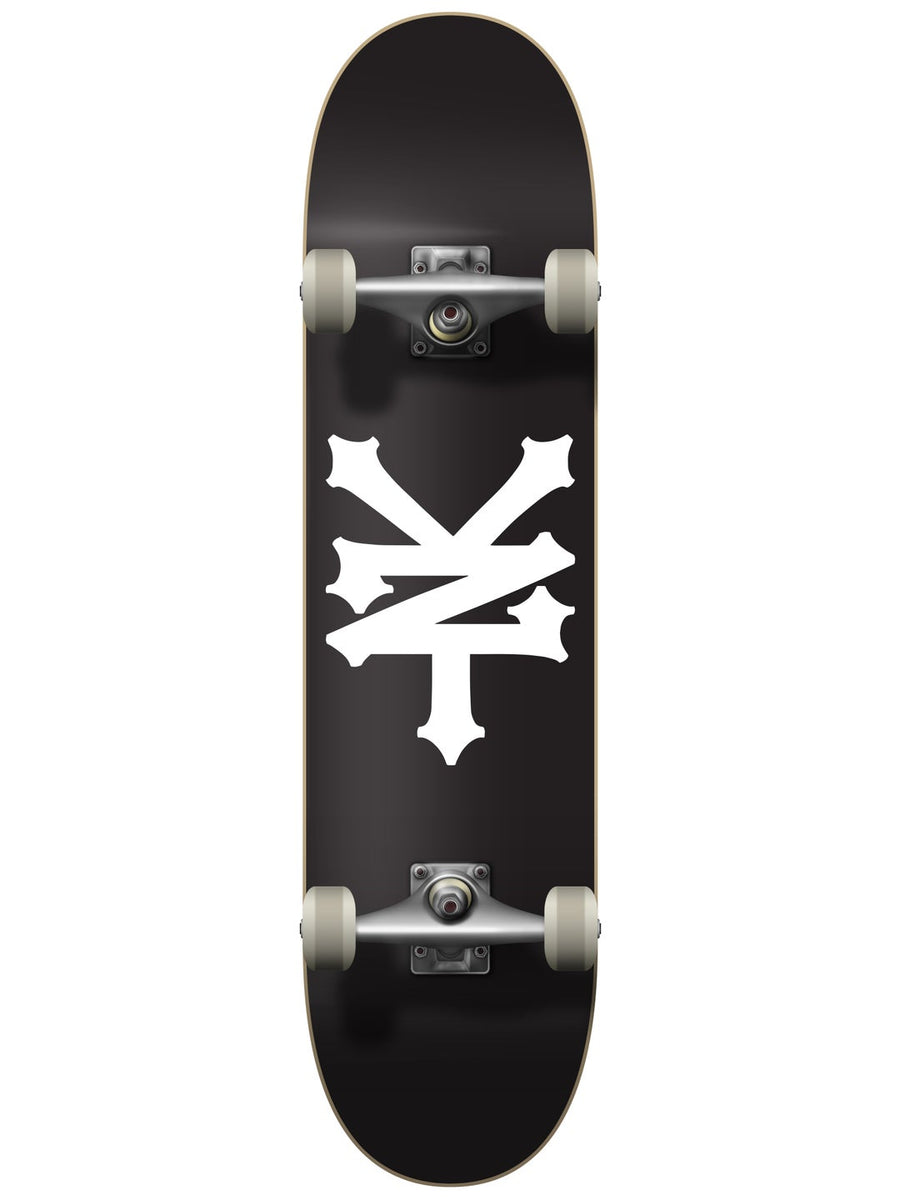 Zoo York Crackerjack Black/White Complete Skateboard 8.0 x 31.5 - image 1