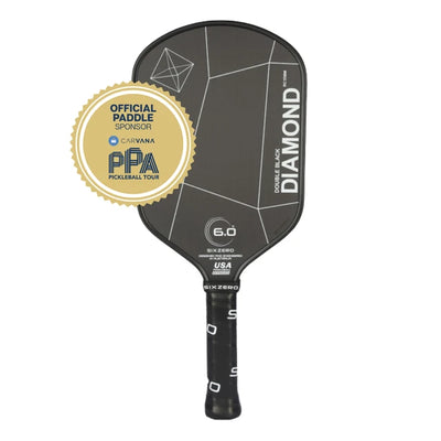 Six Zero Double Black Diamond Elongated Pickleball Paddle - pickleball paddle
