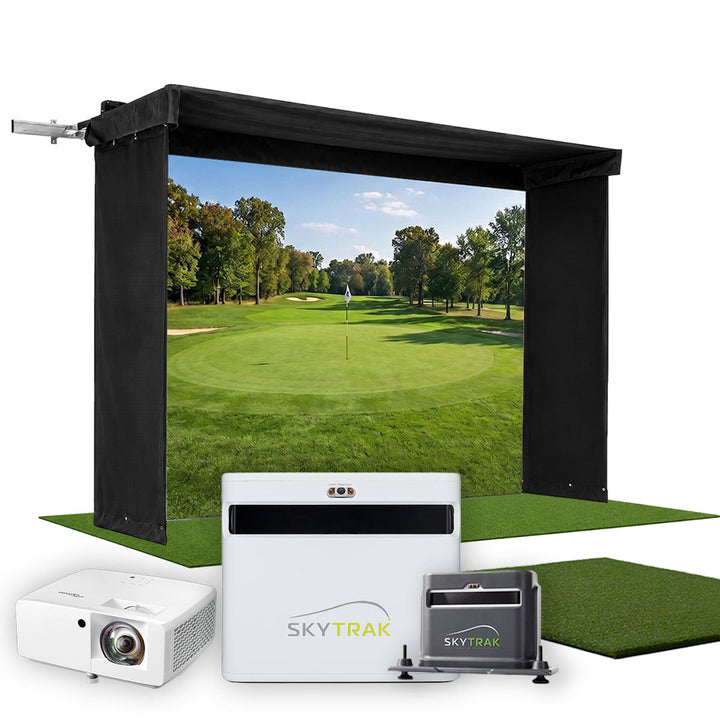 SkyTrak+ - Vanish LITE golf simulator package