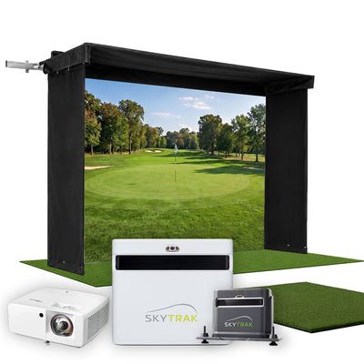 SkyTrak+ - Vanish LITE golf simulator package