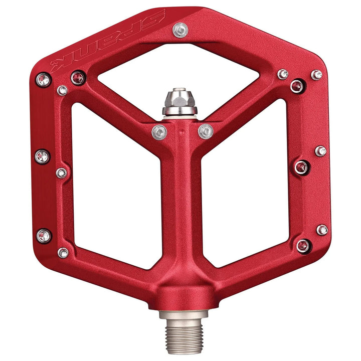 Spike Reboot Platform Bike Pedals- Red - bike pedals