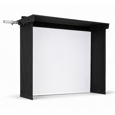 SportScreen Vanish LITE Hybrid-Retractable Golf Studio Enclosure - Vanish LITE golf simulator package