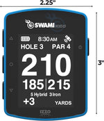 Swami Handheld Golf GPS Rangefinder with Integrated Magnets