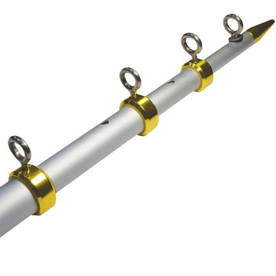 Telescoping Center Rigger 8' (Silver/Gold) - Boat Outrigger - Default Title