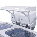 Universal Transom Mount Rigging Table - Fish Cleaning Station - Deep Transom Legs - Without Rod Holders
