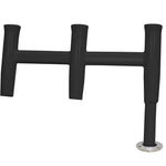 Triple Offset Rod Holder - Boat Rod Holder - Black