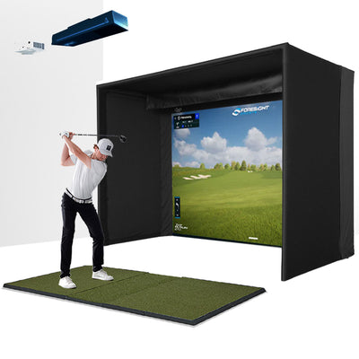 TruGolf APOGEE - Pro enclosure golf simulator package