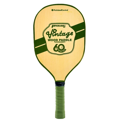 60th Anniversary Vintage Wood Pickleball Paddle - pickleball paddle