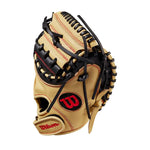 Wilson A700 PFCM325 Black/Blonde/Red 32.5" -RHT Catcher Mitt - image 3