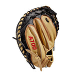 Wilson A700 PFCM325 Black/Blonde/Red 32.5" -RHT Catcher Mitt - image 4