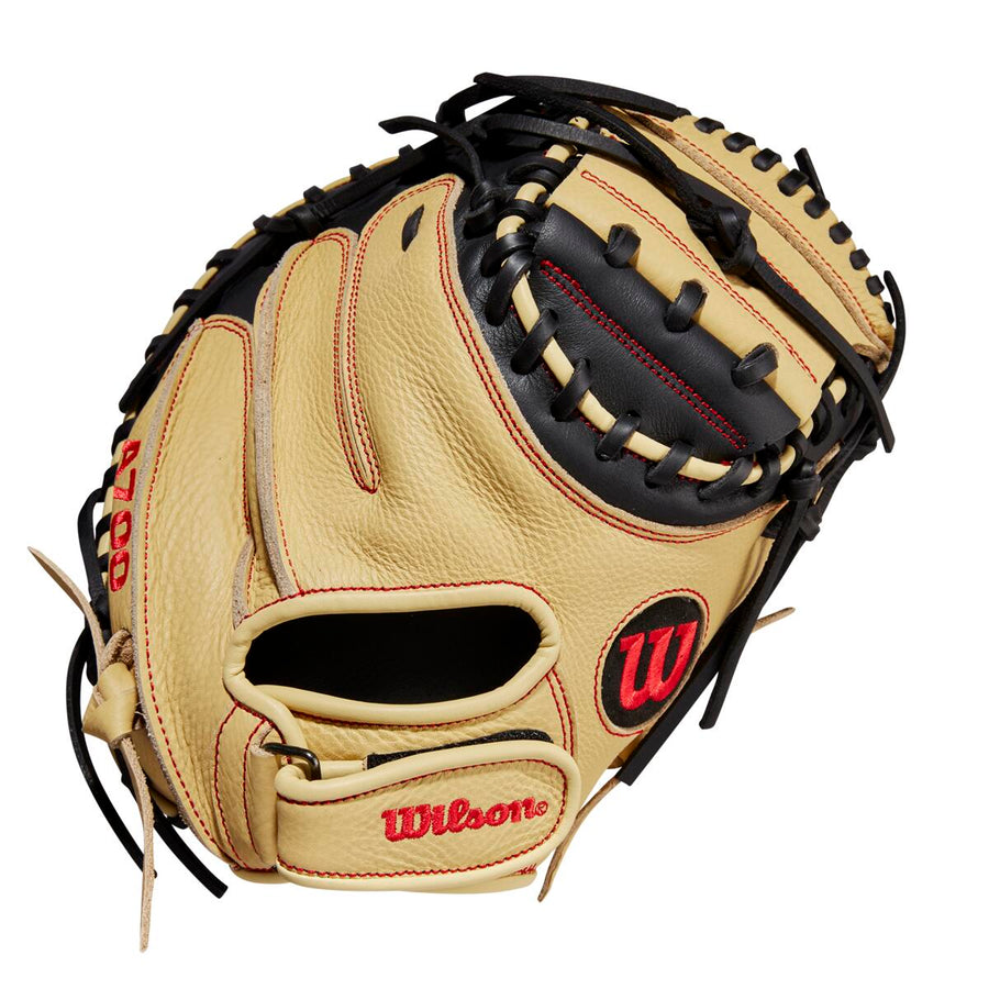 Wilson A700 PFCM325 Black/Blonde/Red 32.5" -RHT Catcher Mitt - image 1