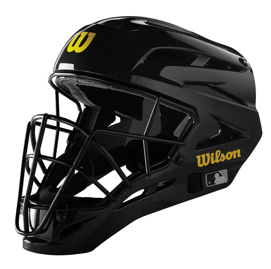 Wilson Pro Stock Steel Umpire Helmet Baseball Helmet - image 2