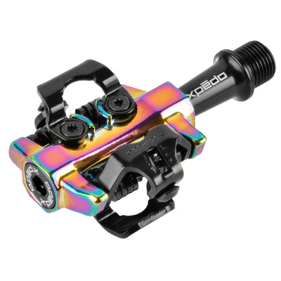 CXR Clipless Pedals - Oil Slick - bike pedals