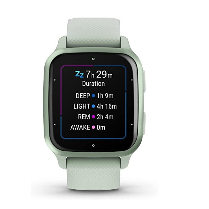Garmin Venu® Sq 2 GPS Smartwatch, All-Day Health Monitoring, Long-Lasting Battery Life, AMOLED Display, Cool Mint