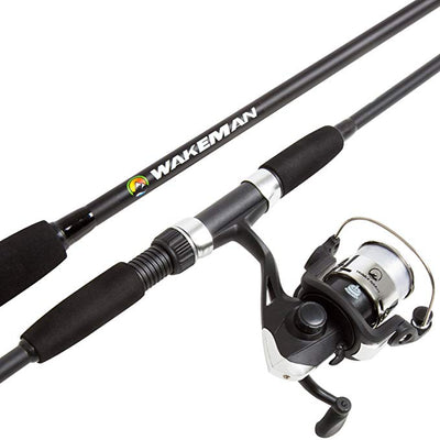 Wakeman Swarm Series Spinning Rod and Reel Combo - Blue Metallic – Pete's  Sports & Outdoors