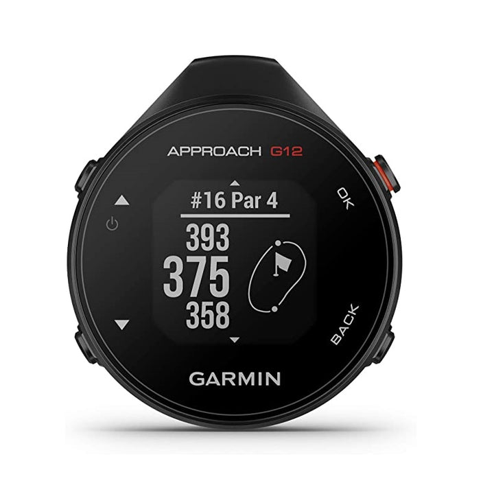 Garmin Approach G12 Clip-on Golf GPS Rangefinder 42k+ Preloaded Courses 010-02555-00