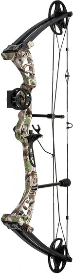 Leader Accessories Compound Bow 30-55lbs 19" - 29" Archery Hunting Equipment with Max Speed 296fps, Right Handed