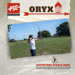 PSE ARCHERY Oryx 68" Longbow for Youth, Adults & Beginners- Draw 30-55LB Pull- Made in USA- Right & Left Hand