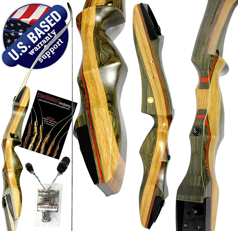 Southwest Archery Spyder Takedown Recurve Bow – Compact Fast Accurate 62" Hunting & Target Bow