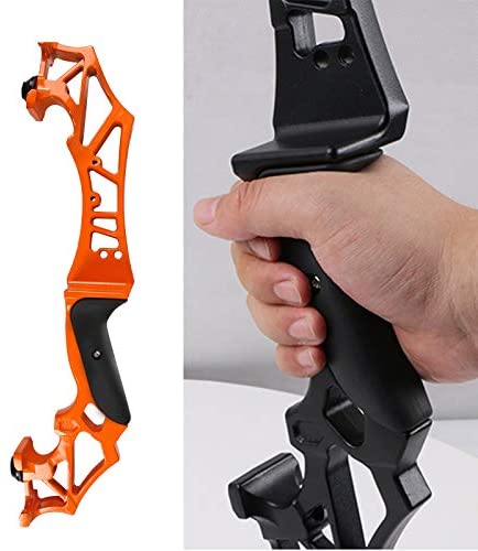 TOPARCHERY Archery Takedown Recurve Bow Hunting Long Bow Alloy Riser - Right Hand Black - Draw Weight 30lbs 40lbs - with Arrow Sight, Arrow Brush