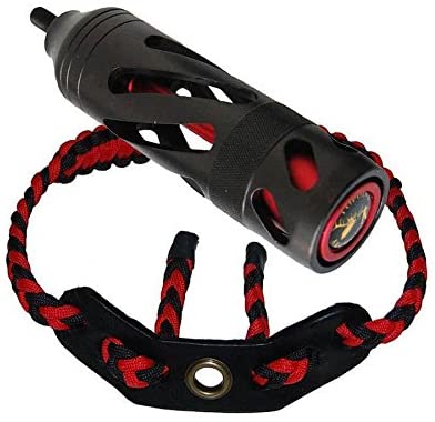 TOPARCHERY Compound Bow Aluminum Stabilizer with Wrist Bow Sling Braided Hunting Shooting Target