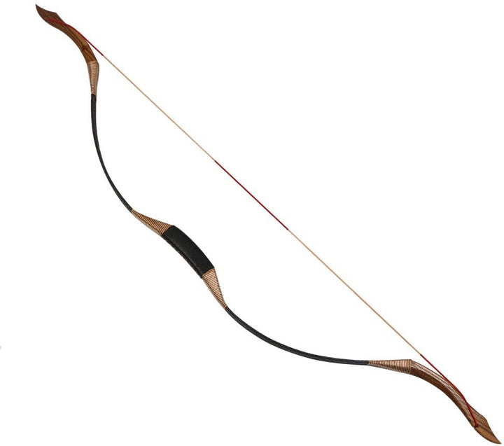 TOPARCHERY Traditional Recurve Bow 53'' Archery Hunting Handmade Horse Bow Longbow 30-50 lbs
