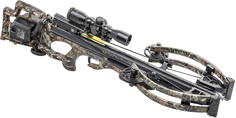 TenPoint Shadow NXT Crossbow Package with Pro-View 2 Scope, Quiver, and Arrows