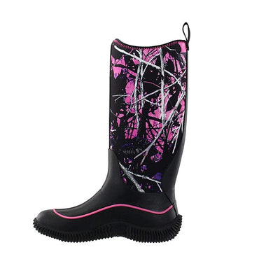 Muck Boots Hale Multi-Season Women's Rubber Boot, Black/Muddy Girl Camo